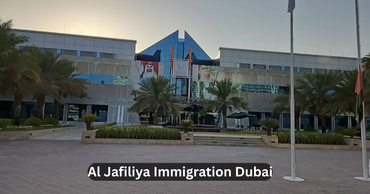 Al Jafiliya Immigration Dubai office building in Bur Dubai