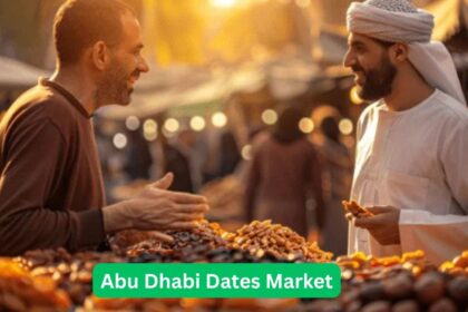 Abu Dhabi Dates Market in Mina Zayed showcasing traditional Emirati dates
