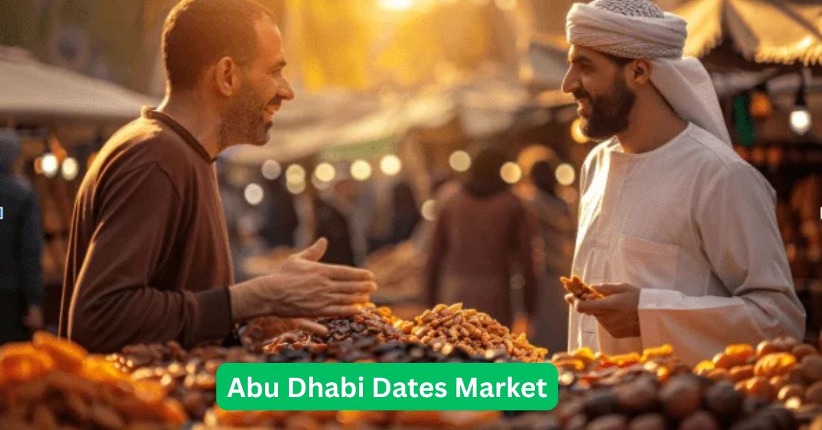 Abu Dhabi Dates Market in Mina Zayed showcasing traditional Emirati dates