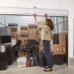 Secure document storage facility in Dubai with organized archive boxes and climate-controlled shelving system
